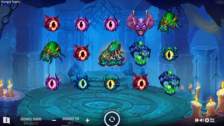 Evoplay studio slot machine about the mysterious underground world