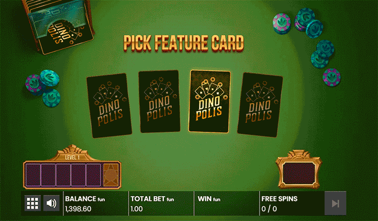 Mini-game before starting free spins