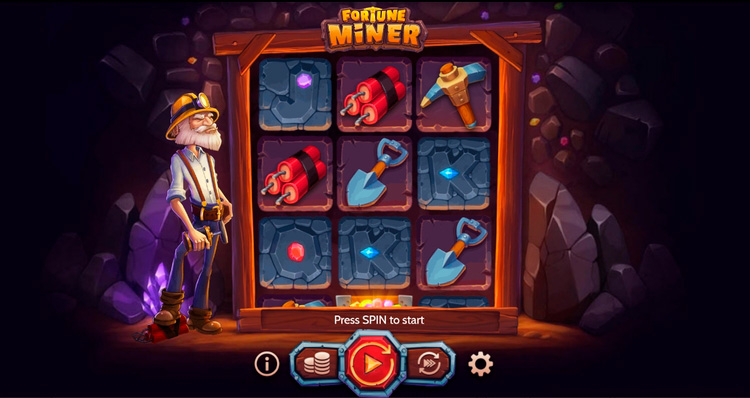 Fortune Miner slot design