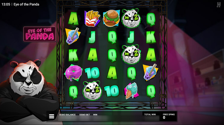 Freespins in Eye of the Panda slot machine