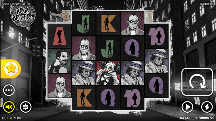 Rock Bottom slot design