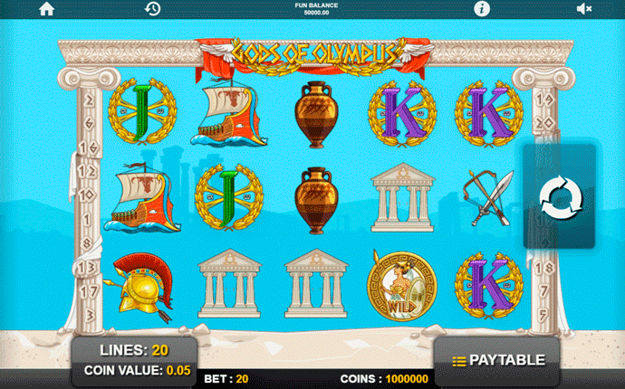 Gods of Olympus gameplay