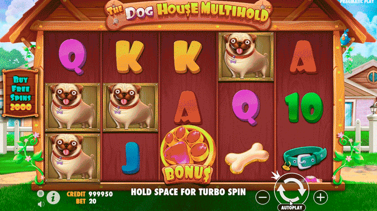 The main game is no different than the standard The Dog House