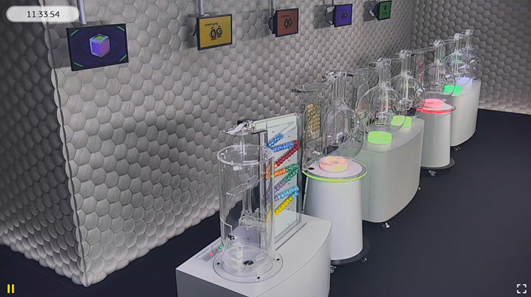 The Broadcasts section has a 24-hour broadcast from the lottron room