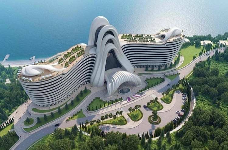 Zolotoy Bereg gambling zone under construction