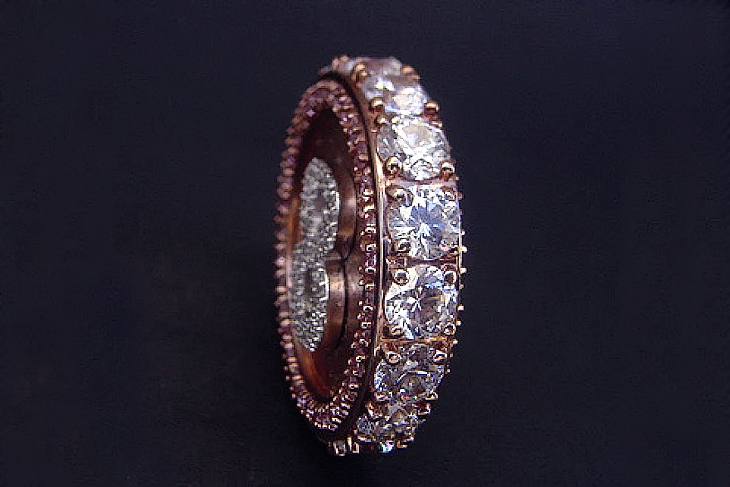 Levy adorned the chip with 17 1-carat diamonds