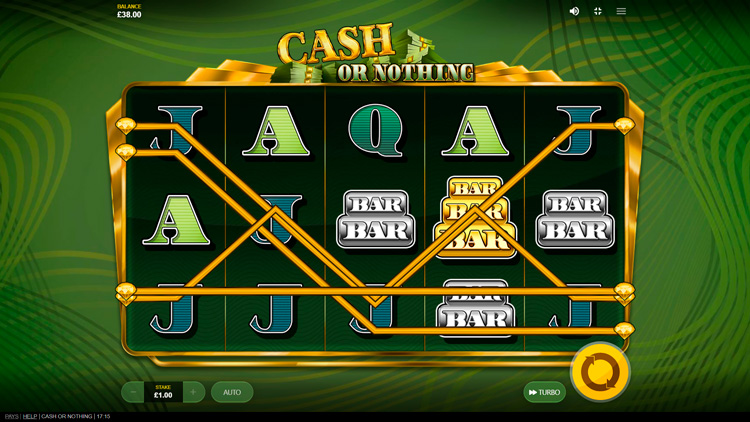 Prize combos in Cash or Nothing
