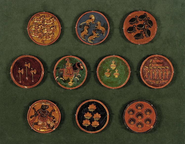 Ancient maps with a circular shape